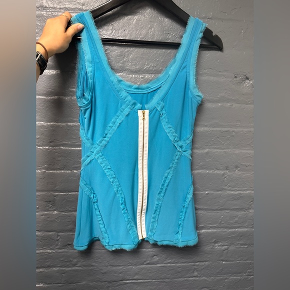 Turquoise blue tank top - Picture 2 of 2